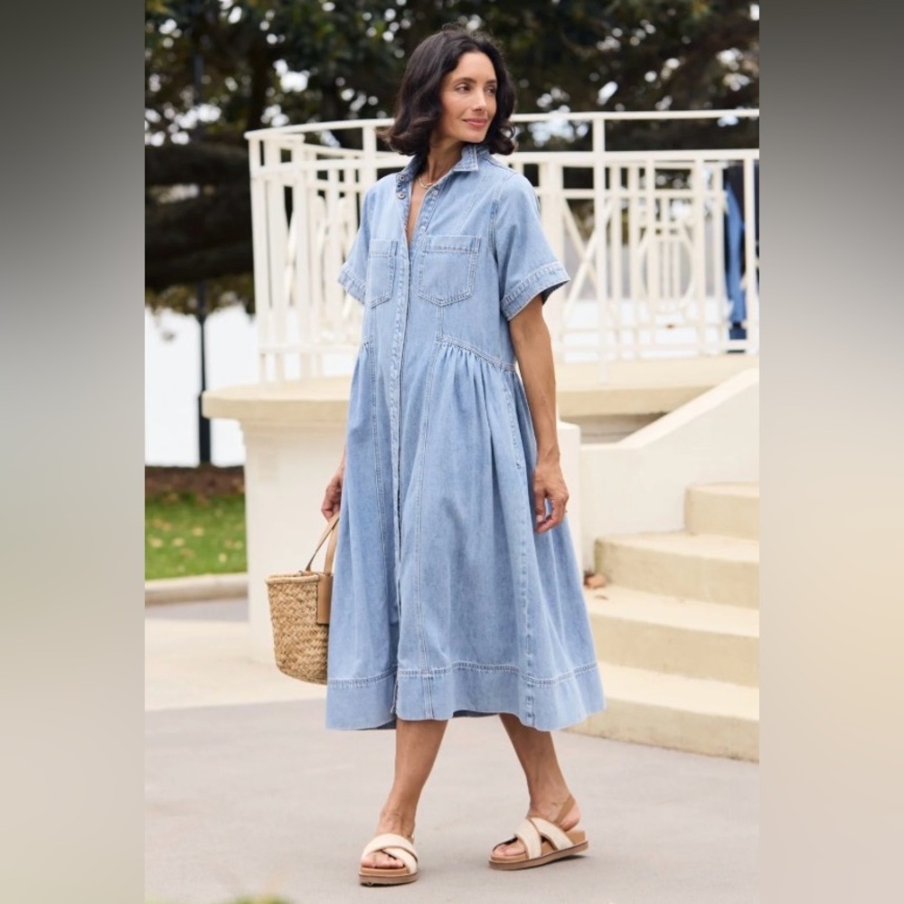 Maye denim dress (oversized) xxs